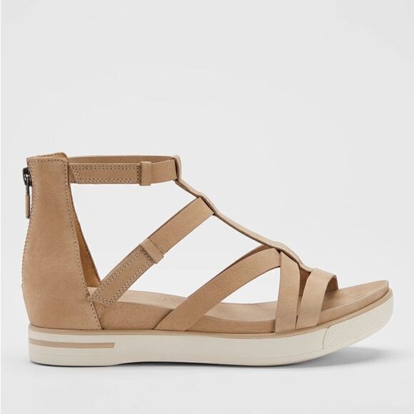 NWOB Eileen Fisher Sola Tumbled Nubuck Leather Sneaker Sandal - Picture 2 of 9
